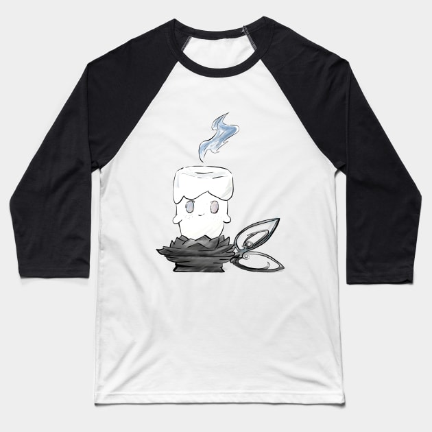 Flame Candle Shirt Baseball T-Shirt by Uwaki